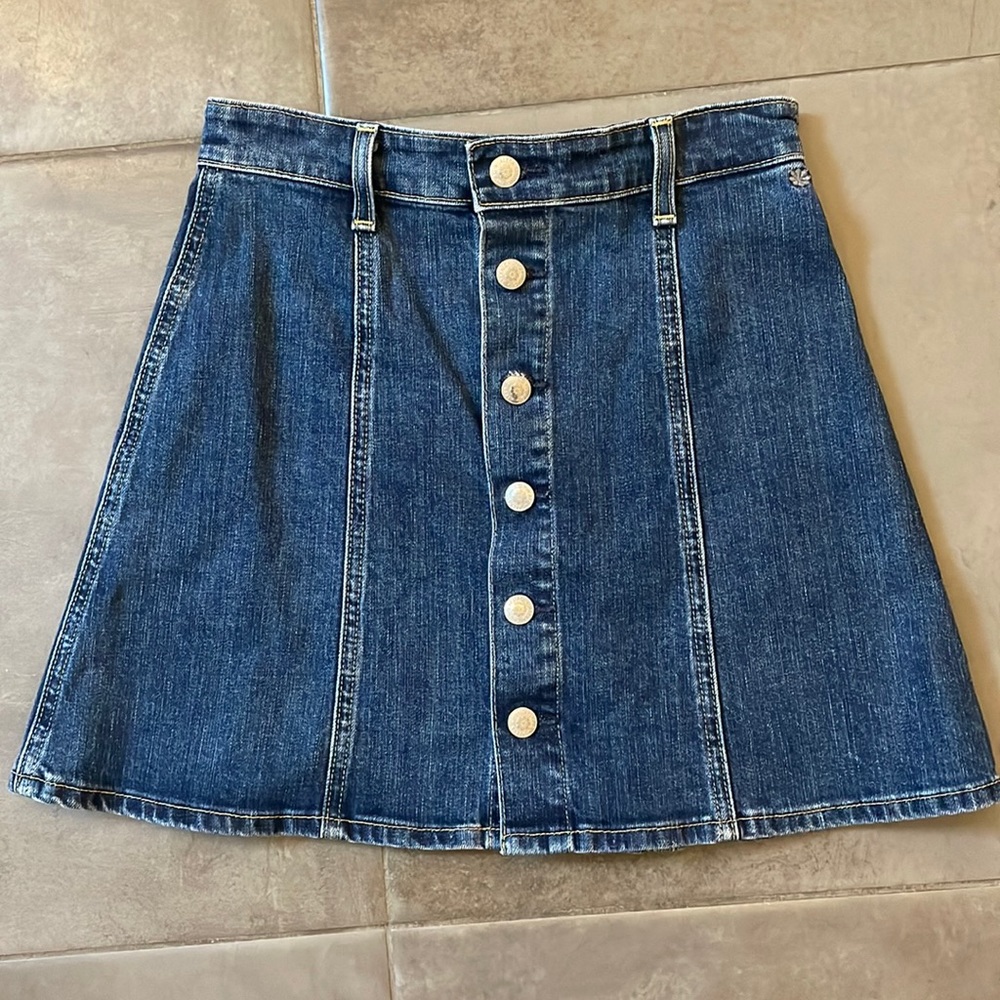 AG x Alexa Chung Denim Skirt